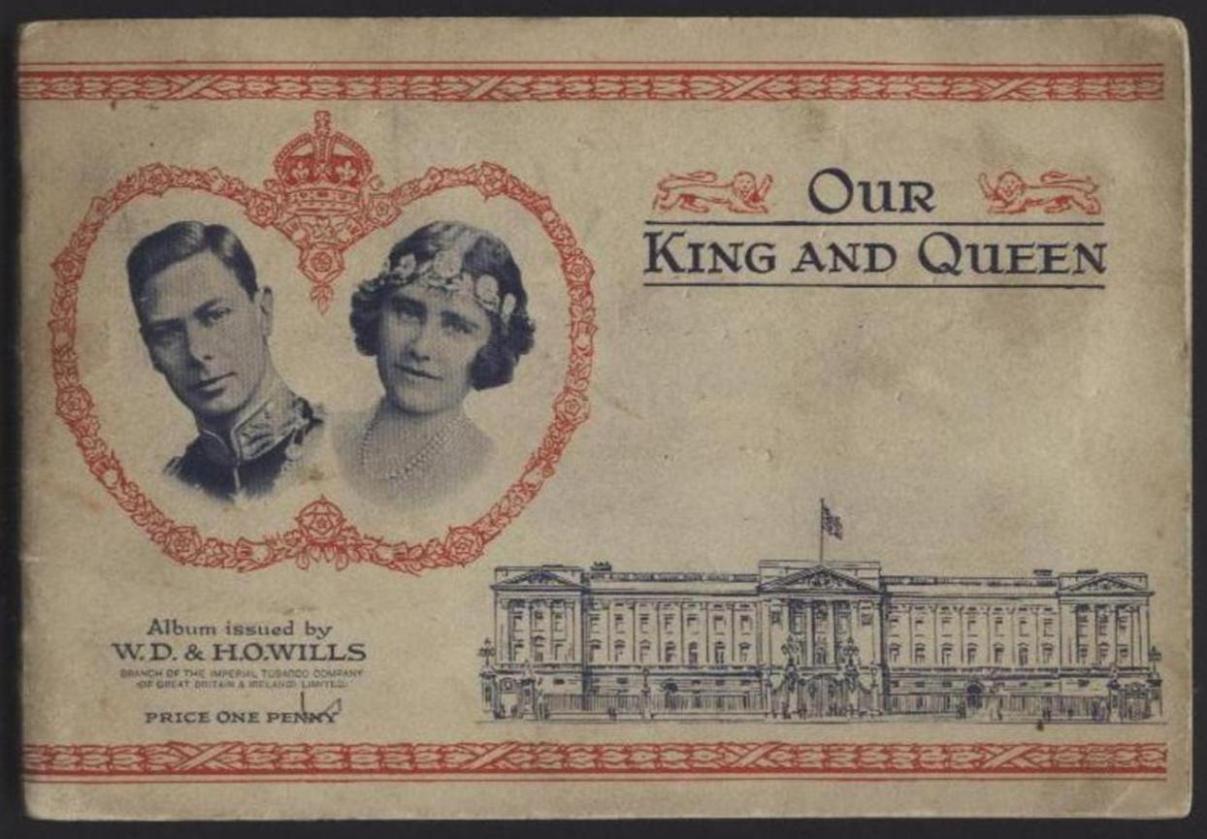 Koleksi 50 bh. Cigarette cards / Kartu rokok yang diterbitkan th. 1937 Raja George VI