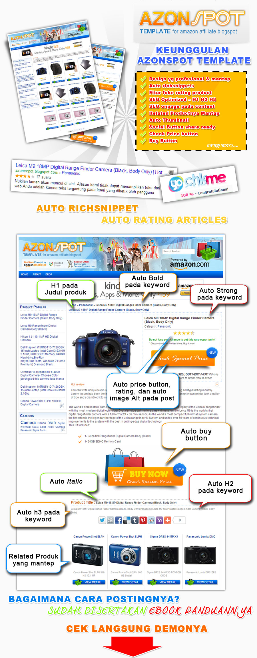 ?AZONSPOT - Template Blogger untuk Amazon Affiliate - Mantep Banget?