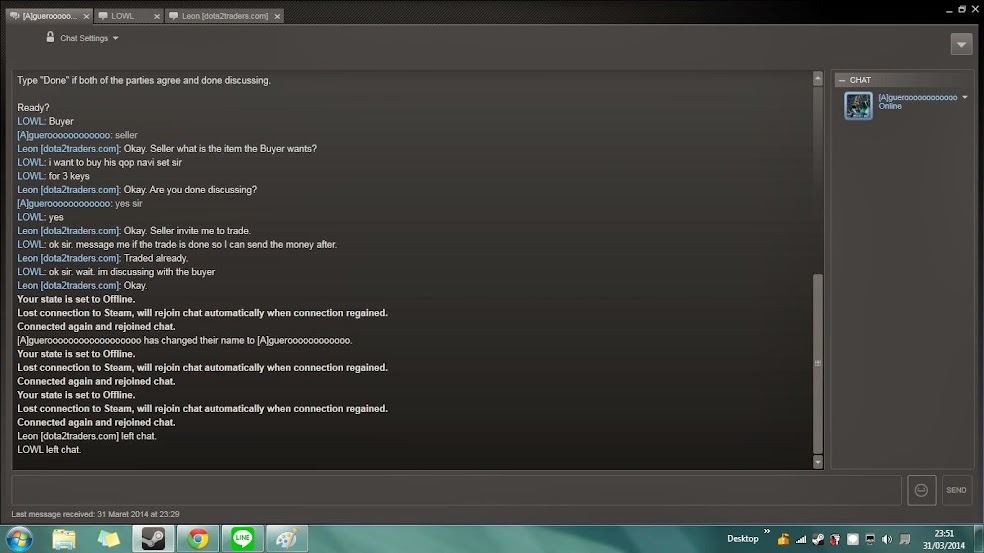 (Dota 2 Trader Masuk) Waspada Modus SCAM Kayak Gini!