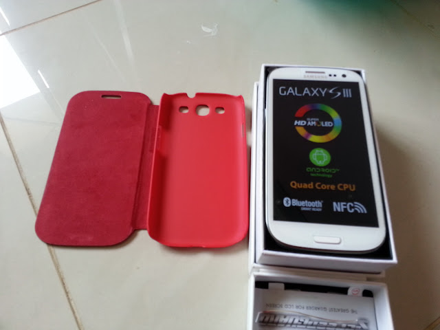 Galaxy S 3 Super MULUSS + Fullset + Flip Cover + Garansi PANJANGG!!
