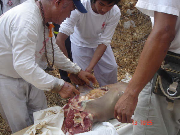 Foto Pengolahan Daging Manusia Menjadi Makanan (18+)