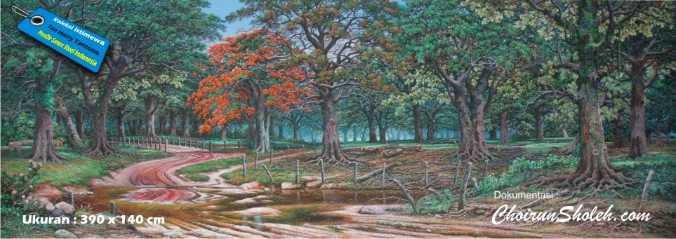 Lukisan Pemandangan Alam Karya Choirun Sholeh