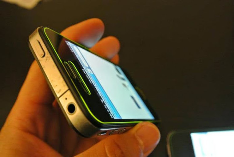 NEW Screen PROTECTOR/ANTI GORES NEON PMMA (NYALA) FOR IPHONE 5/SAMSUNG S4/5 0.2mm