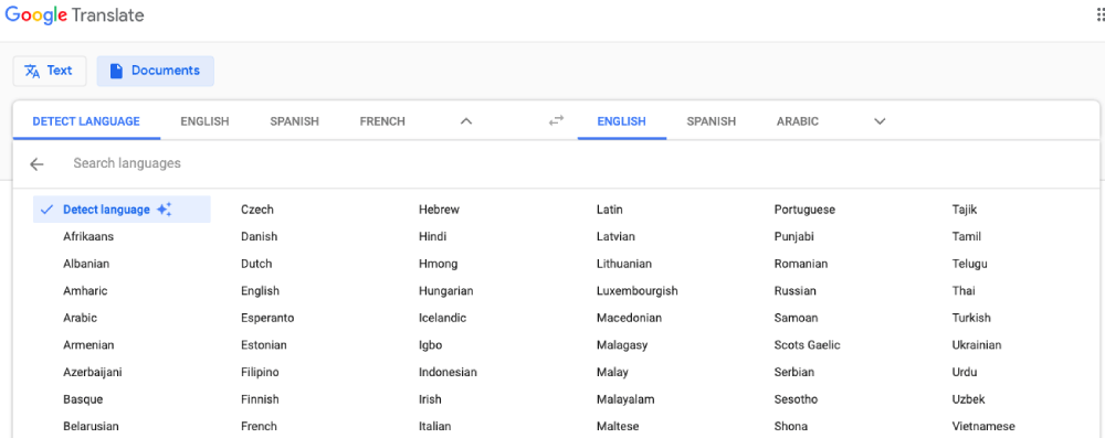 CARA TRANSLATE DOKUMEN DALAM HITUNGAN DETIK
