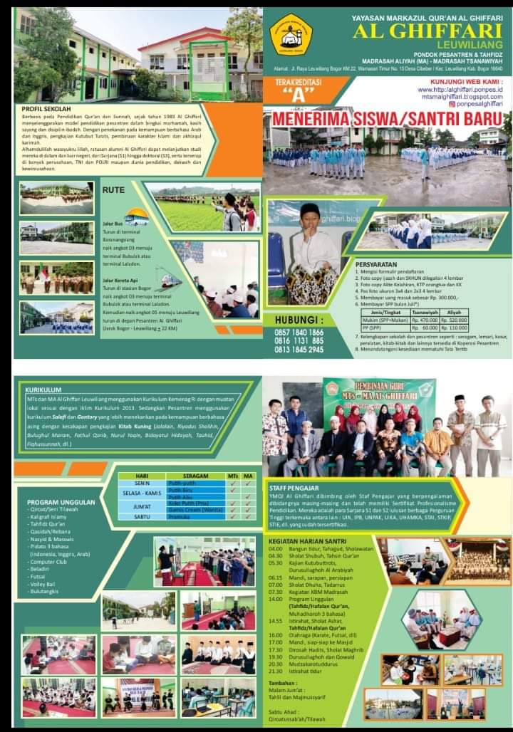 Pentingnya Sekolah di Pondok Pesantren