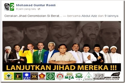 Foto Rekaan Kubu Prabowo dengan Osama, Imam Samudera dan Amrozi Beredar