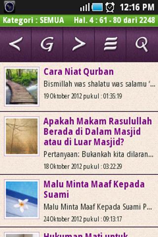 Aplikasi Android &quot;Islam Menjawab&quot; 2250 kumpulan tanya jawab tentang Islam