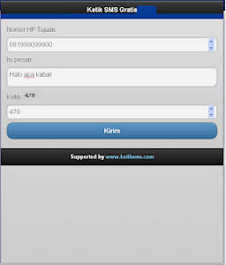 Aplikasi Kirim SMS Gratis Lewat Android