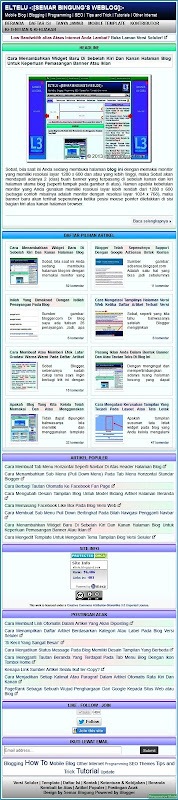 &#91;SHARE&#93; Pamerkan DESAIN BLOG Agan DI SINI Yuuukkk...!