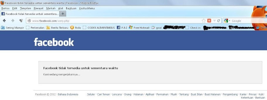 Fac*book lagi Maen tenis