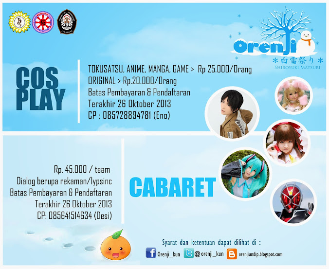 &#91;COME JOIN US&#93; Festival Budaya Jepang (Bunkasai 文化祭) Universitas Diponegoro 2013 