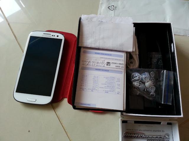 Galaxy S 3 Super MULUSS + Fullset + Flip Cover + Garansi PANJANGG!!