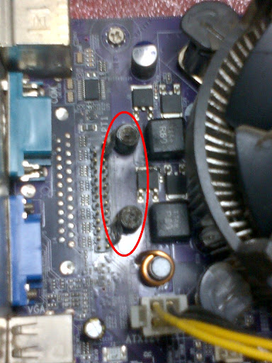 (Ask &amp; Help ) Motherboard Terbakar
