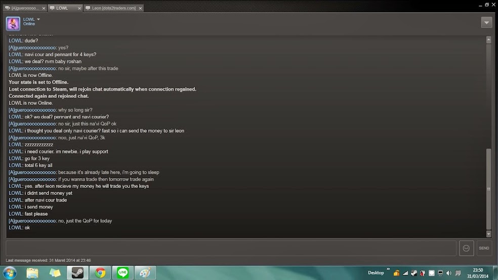 (Dota 2 Trader Masuk) Waspada Modus SCAM Kayak Gini!