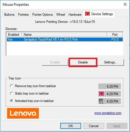 Cara Mematikan Touchpad pada Windows