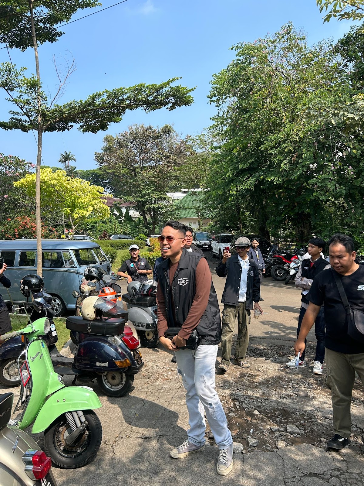 Merayakan Agustusan, Ratusan Komunitas Vespa kembali menyerbu Sentul