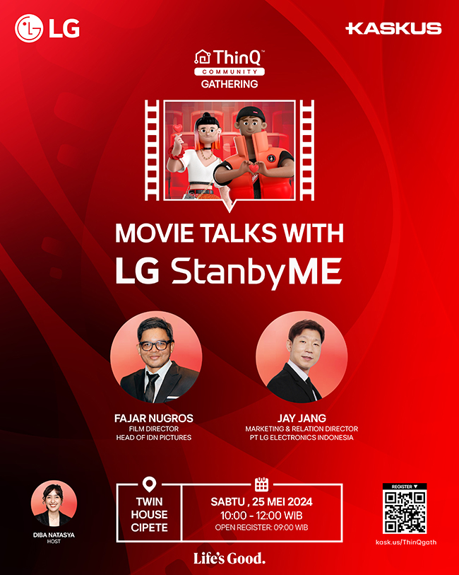 Ngobrolin Industri Film Sama Fajar Nugros di Movie Talks with LG StanbyME, FREE!
