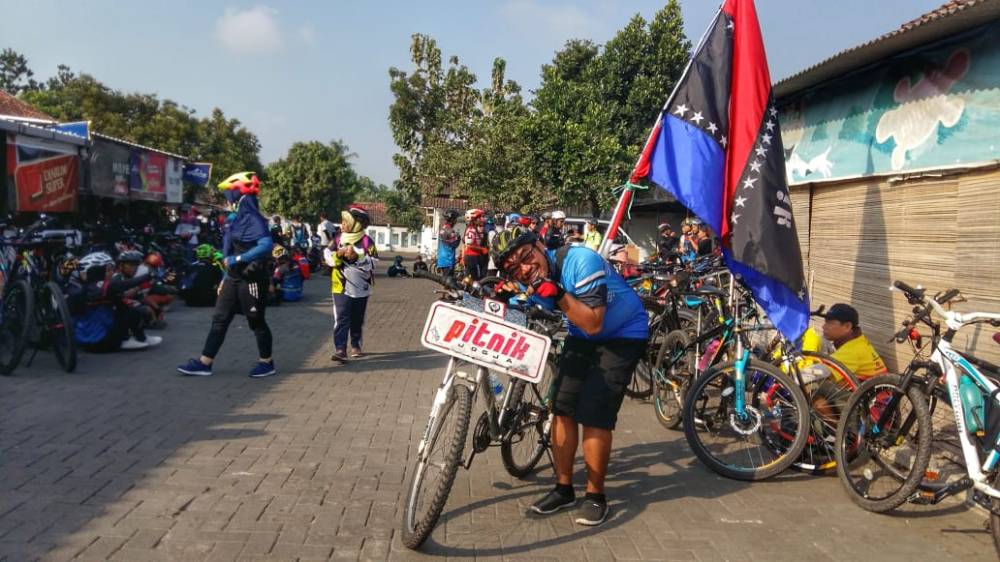 Gowes Sepeda bareng Komunitas Pitnik Jogja di Studio Alam Gamplong