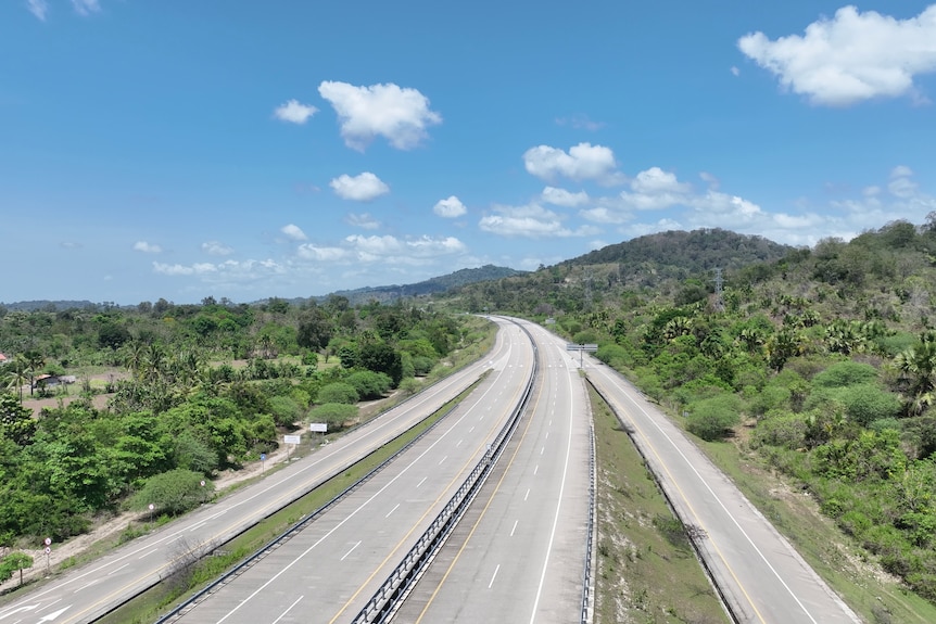 A 'ghost airport' and sinkhole highway as Timor-Leste gambles on oil