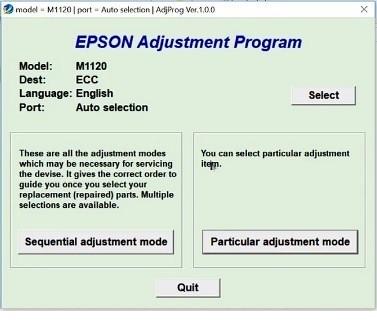 Resetter Epson Adjustment Program - Canon Service Tool