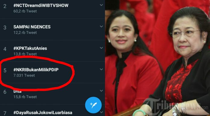 Ramai Tagar ‘NKRI Bukan Milik PDIP’, Netizen: Sebelum Indonesia Jadi Negara Komunis