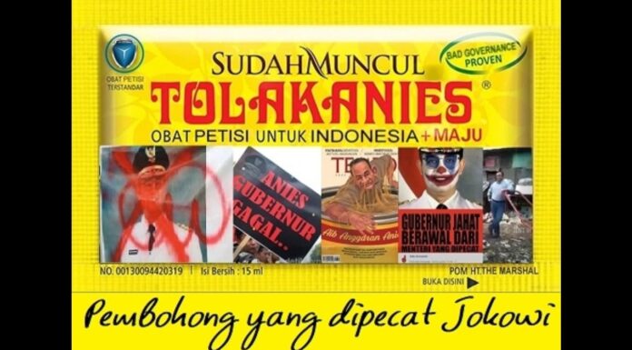 Meme Tolak Anies Mirip Kemasan Jamu Tolak Angin, Bos Sido Muncul Keberatan