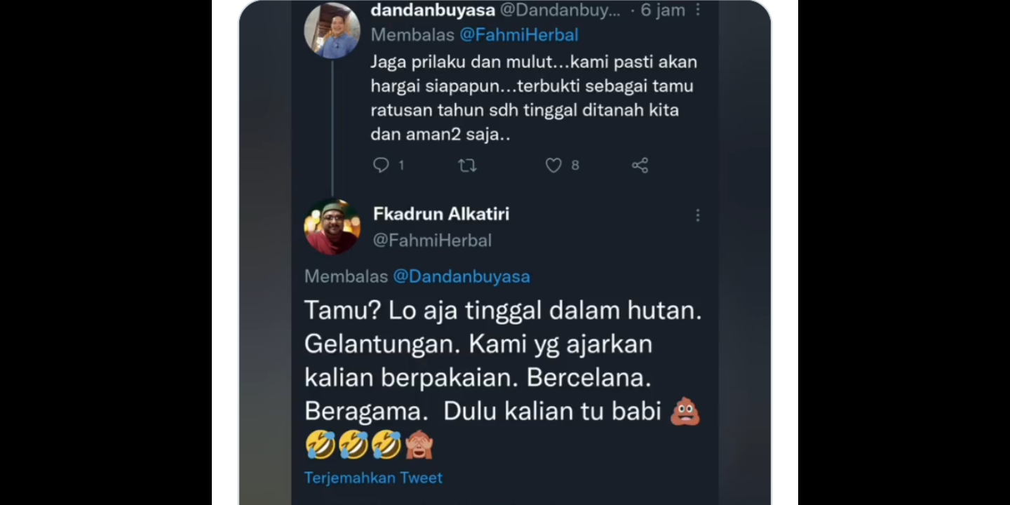 Habib Fahmi Alkatiri: Dulu Kalian Babi, Kami yang Ajarkan Beragama