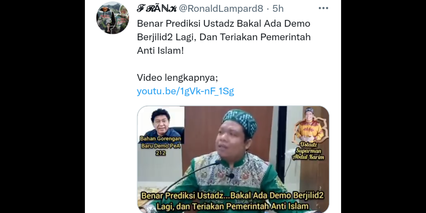 Bongkar Siapa Saifudin Ibrahim, Ustadz Suparman: Dia Gabung Zionis Yahudi