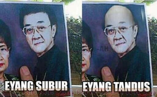 Eyang Subur vs Eyang Tandus