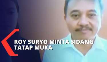 Kasus Meme Stupa, Roy Suryo Minta Sidang Tatap Muka!