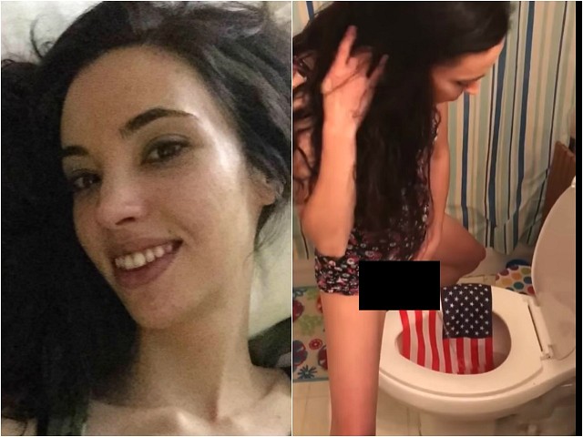 Kencingi Bendera Amerika , Perempuan Ini Diancam Dibunuh dan Diperkosa