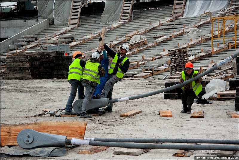 Mengintip Proses Pembangunan Olympic Stadium Kiev,Stadion Gelaran Euro 2012