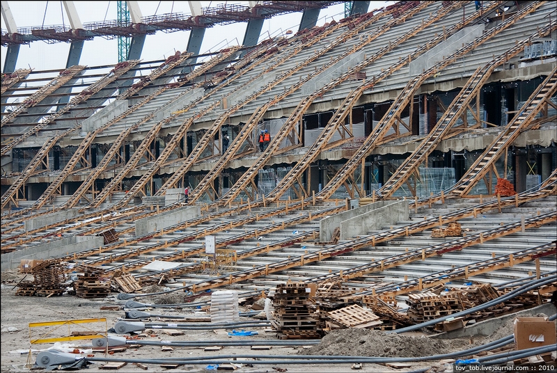 Mengintip Proses Pembangunan Olympic Stadium Kiev,Stadion Gelaran Euro 2012