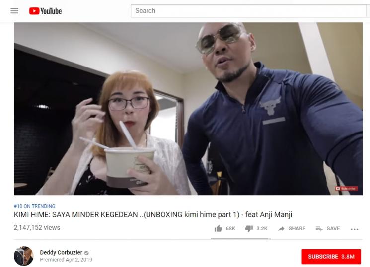 Unboxing Kimi Hime saat Makan, Deddy Corbuzier : Saya Nggak Konsen Lho