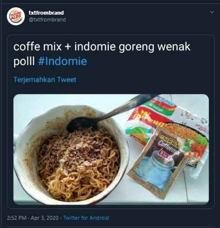 Viral Indomie Goreng Campur Coffeemix, Apa Pendapatmu ...