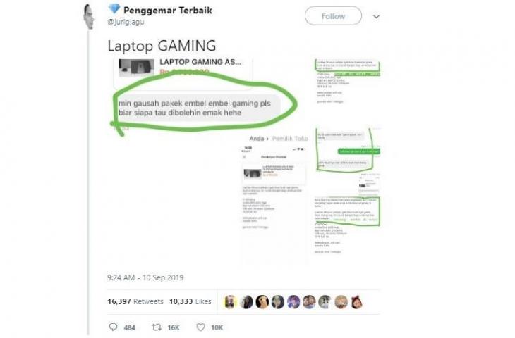 Kelabui Sang Ibu Agar Bisa Beli Laptop Gaming, Cara Anak Ini Gokil Abis