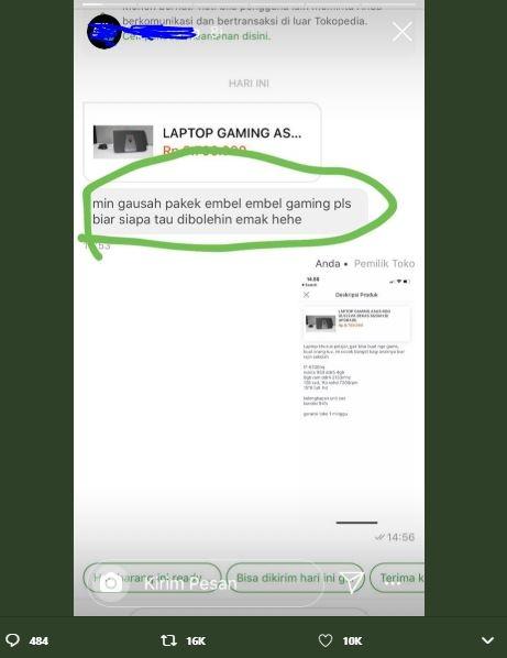Kelabui Sang Ibu Agar Bisa Beli Laptop Gaming, Cara Anak Ini Gokil Abis
