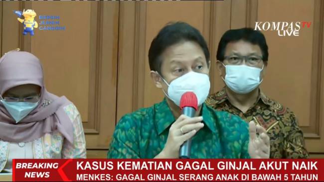 Kemenkes Datangi 156 Pasien Gagal Ginjal, Presiden Perintahkan Daftar Obat Diteliti