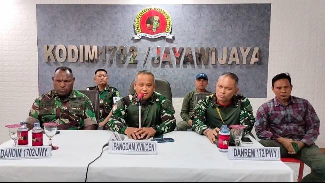 Tiga Jenderal TNI di Papua Dimutasi Usai Serangan KKB yang Menewaskan 5 Prajurit TNI