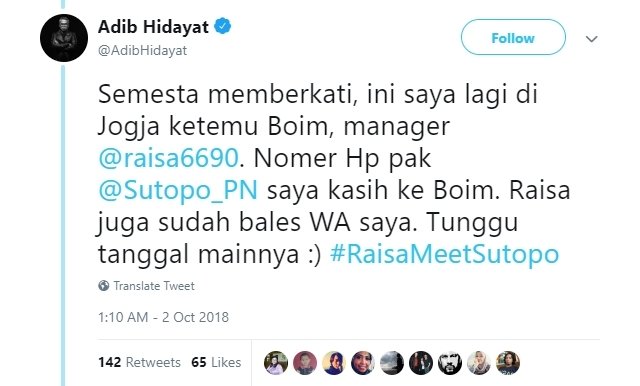 Tranding Topic! #RaisaMeetSutopo Bikin Ramai. Begini Nih Penjelasannya