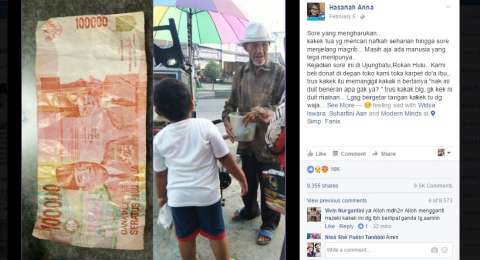Kasihan, Kakek Penjual Donat Ini Ditipu Pakai Uang Mainan