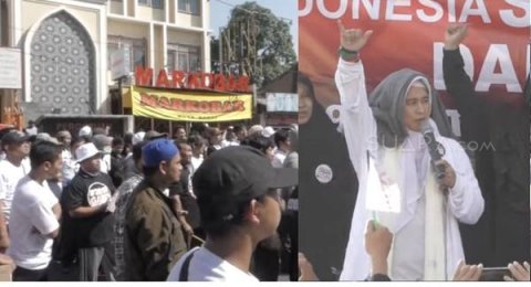 Neno Warisman Demo di Markobar, Gibran: Ditunggu Ordernya Ya