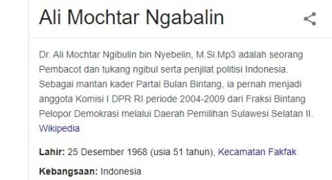 Viral, Profil Ali Ngabalin di Wikipedia Ditulis Tukang Ngibul dan Pembacot