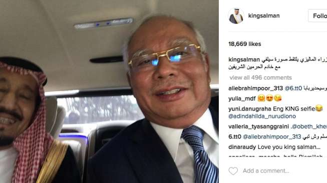 Benarkah Media Arab Kecam &quot;Wefie&quot; Mega, Puan, dan Raja Salman?