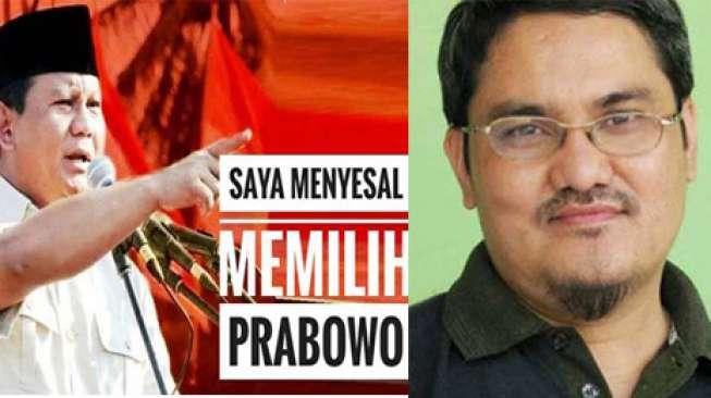 Viral! Jonru Ginting: Saya Menyesal Pilih Prabowo