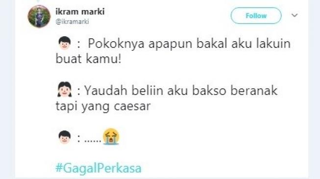 Viral! 15 Tweet #Gagalperkasa Penuhi Media Sosial Twitter bikin cowok pada minder