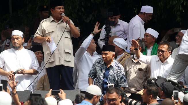 Agar Menang Pilpres, Prabowo: Kita Semua Harus Terus Ketuk Pintu Langit