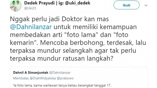 Adu Mulut dengan PSI soal Foto Prabowo di Brunei, Dahnil Anzar Meradang