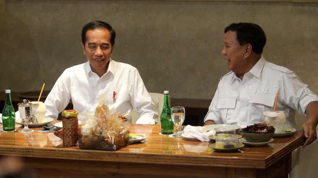 Akhirnya Bertemu, Jokowi - Prabowo Dipastikan Tak Bahas Habib Rizieq