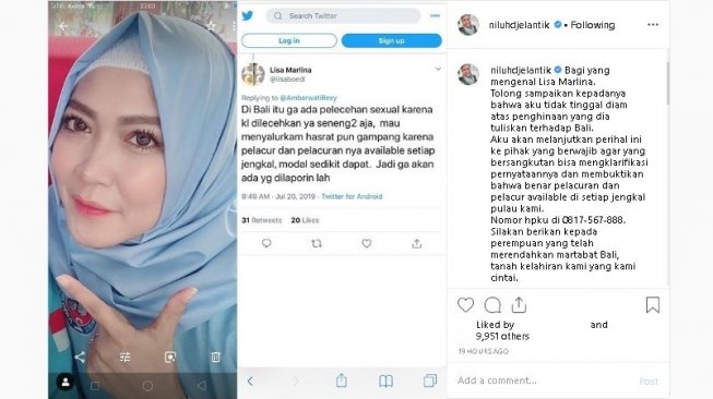 Dianggap Lecehkan Perempuan Bali, Berikut 5 Fakta Soal Lisa Marlina